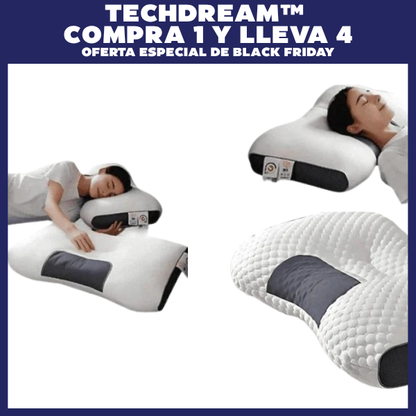 TechDream - Almohada Relax Para Un Sueño Perfecto (COMPRA 1 LLEVA 4 SOLO HOY)